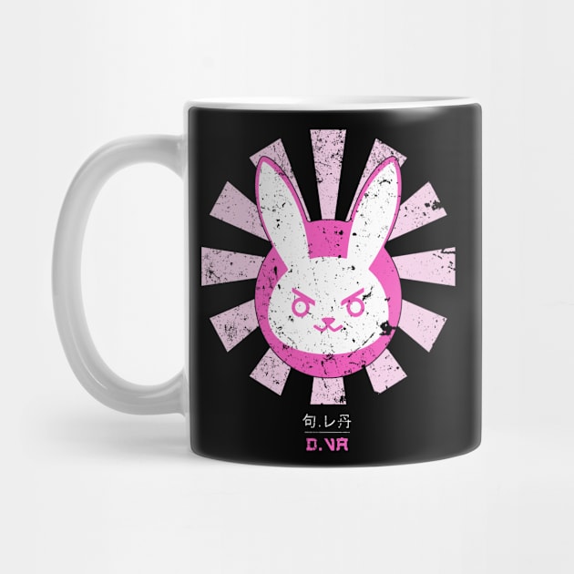 Overwatch D VA Bunny Logo Retro Japanese by Nova5